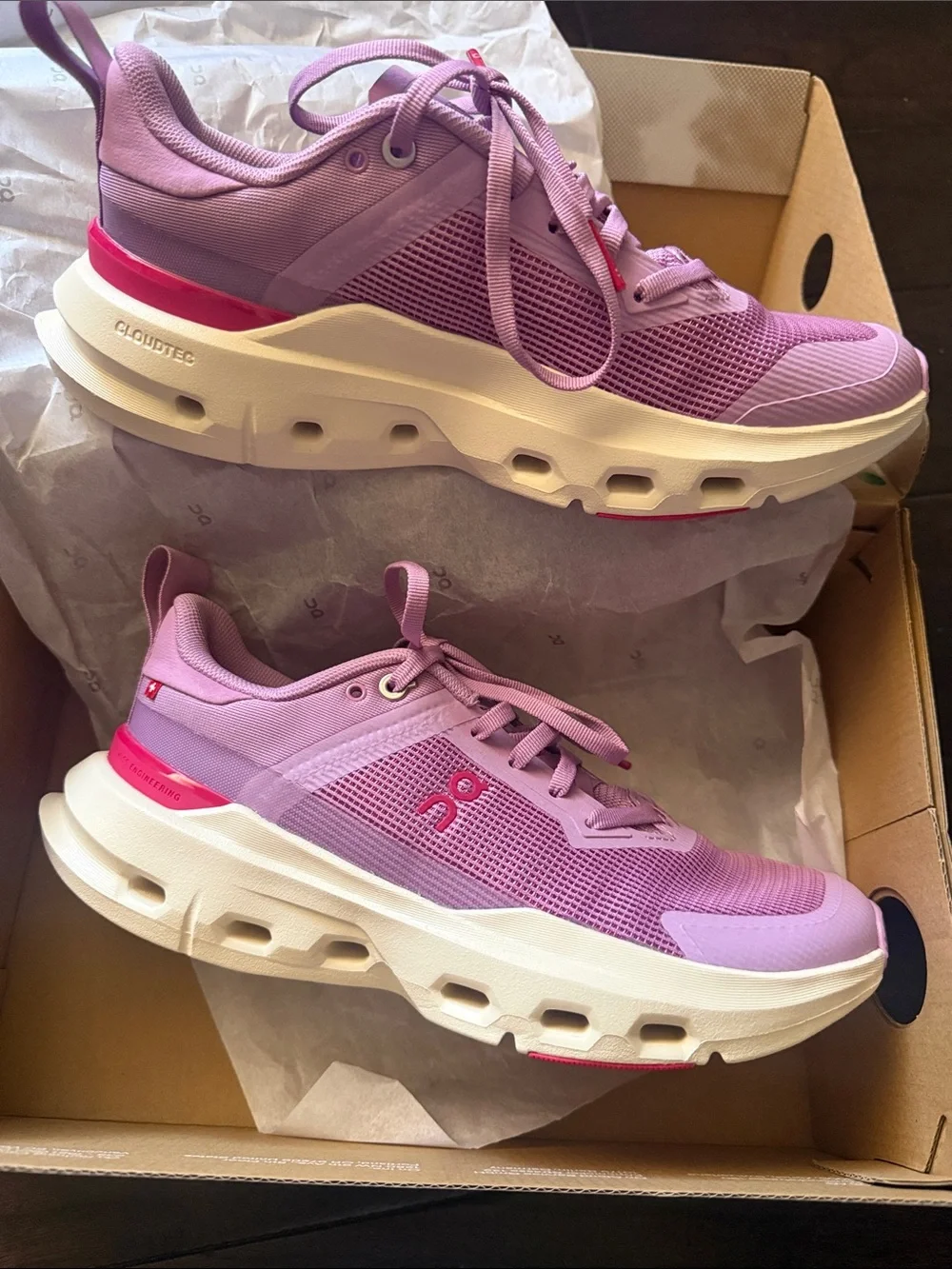 On Running Women's Lavender Athletic Sneakers